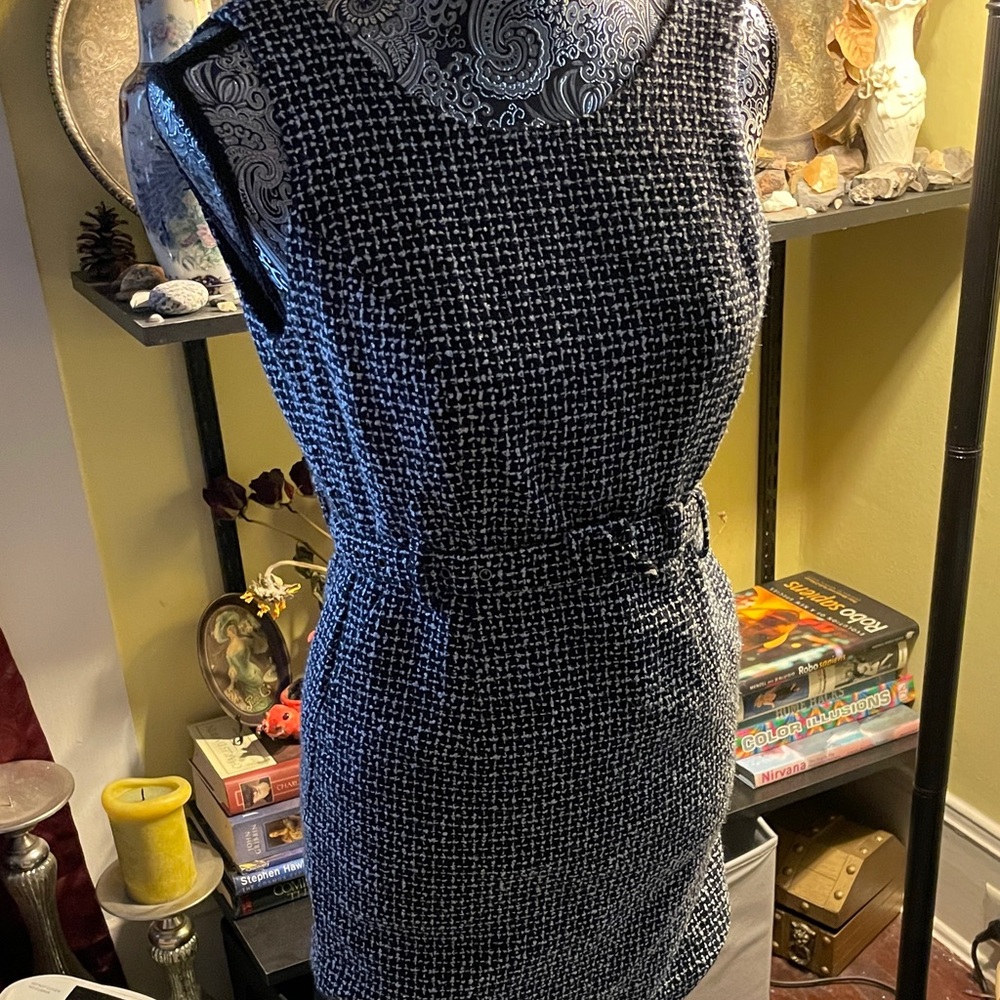 Banana Republic Black and White Mini Dress